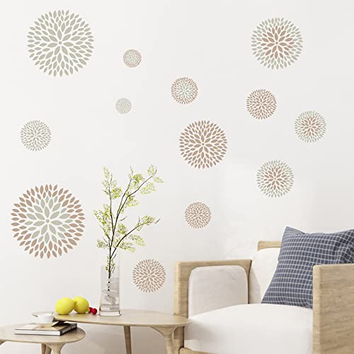 Wall Stickers Flower (Multicolor, One Size)