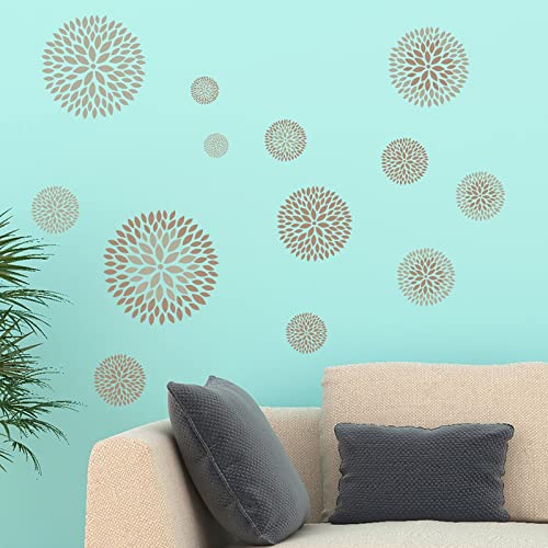 Wall Stickers Flower (Multicolor, One Size)