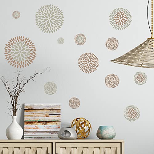 Wall Stickers Flower (Multicolor, One Size)