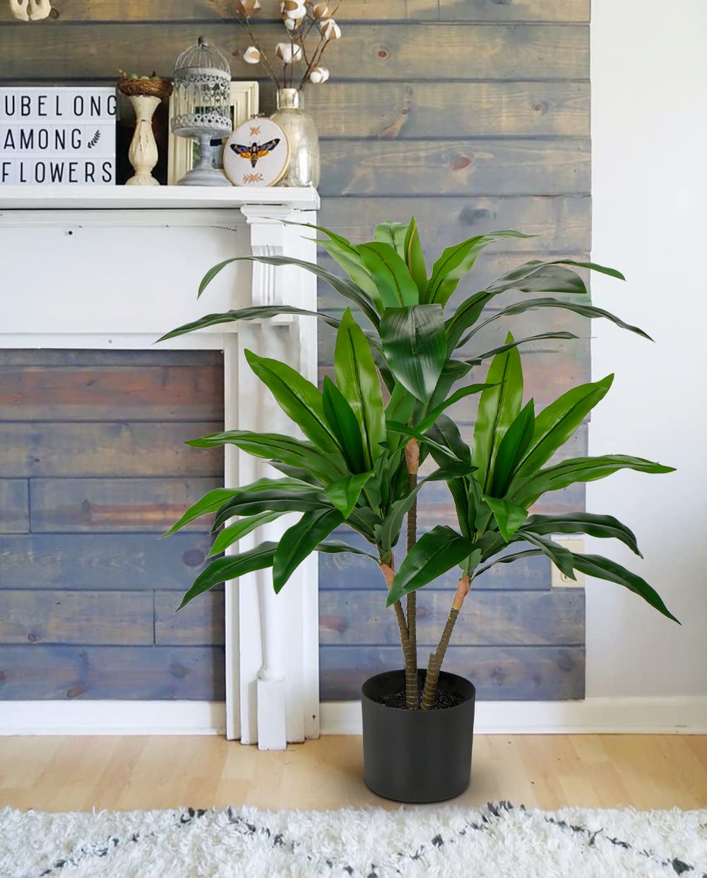 Artificial Dracaena Fragrans Tall Artificial plants (90cm)