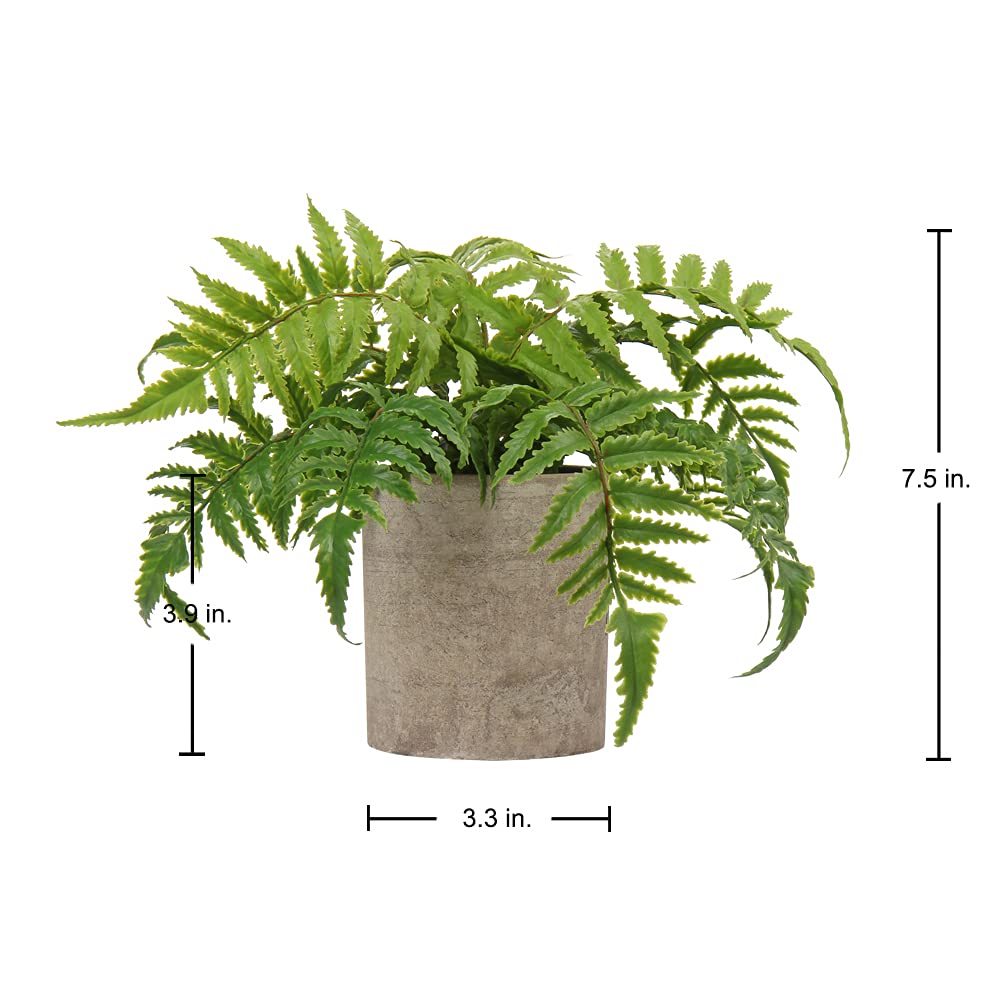 Artificial Boston Fern Plant in Pot Fake Plants Potted