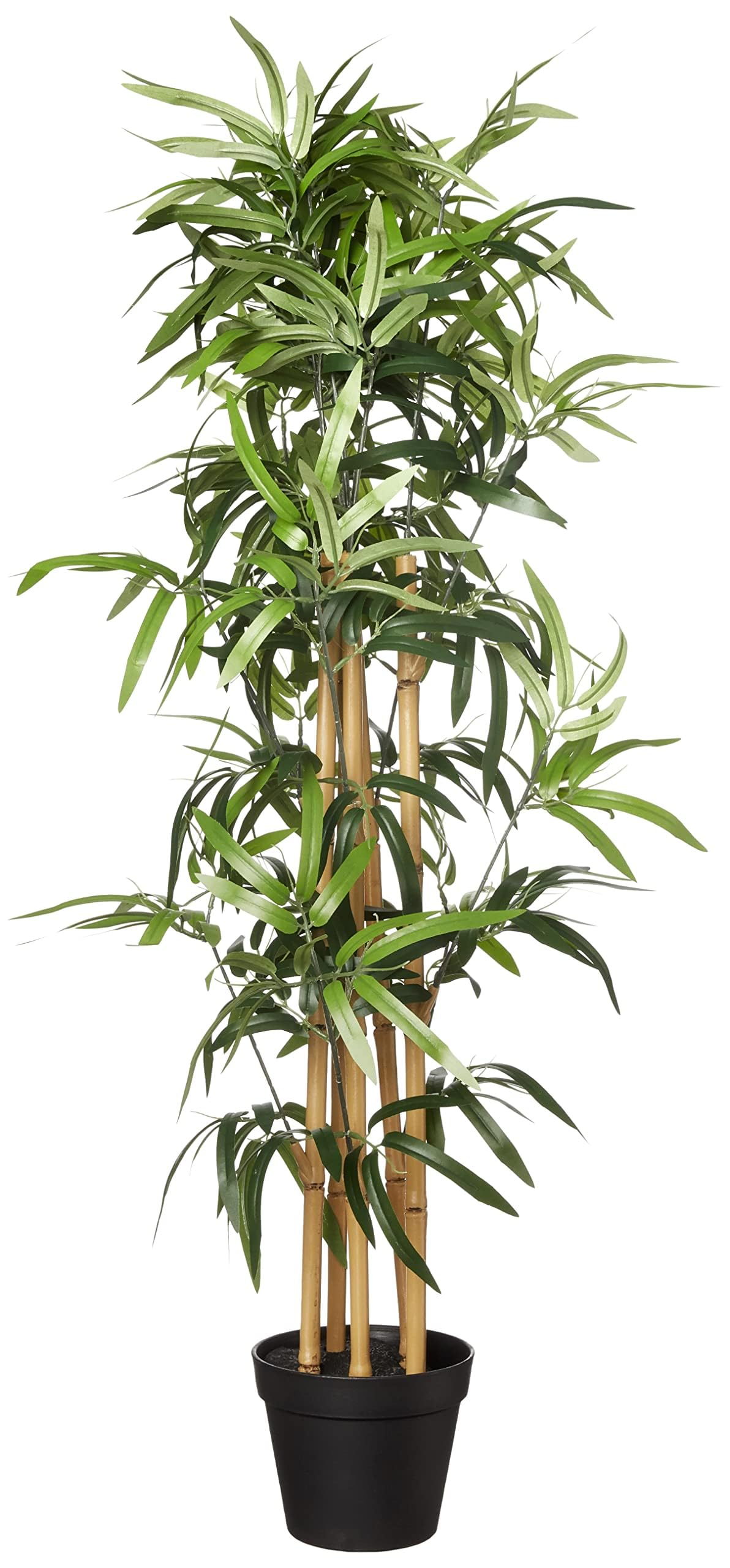 Artificial Fake Bamboo Plant with Plastic Planter Pot, 100 cm