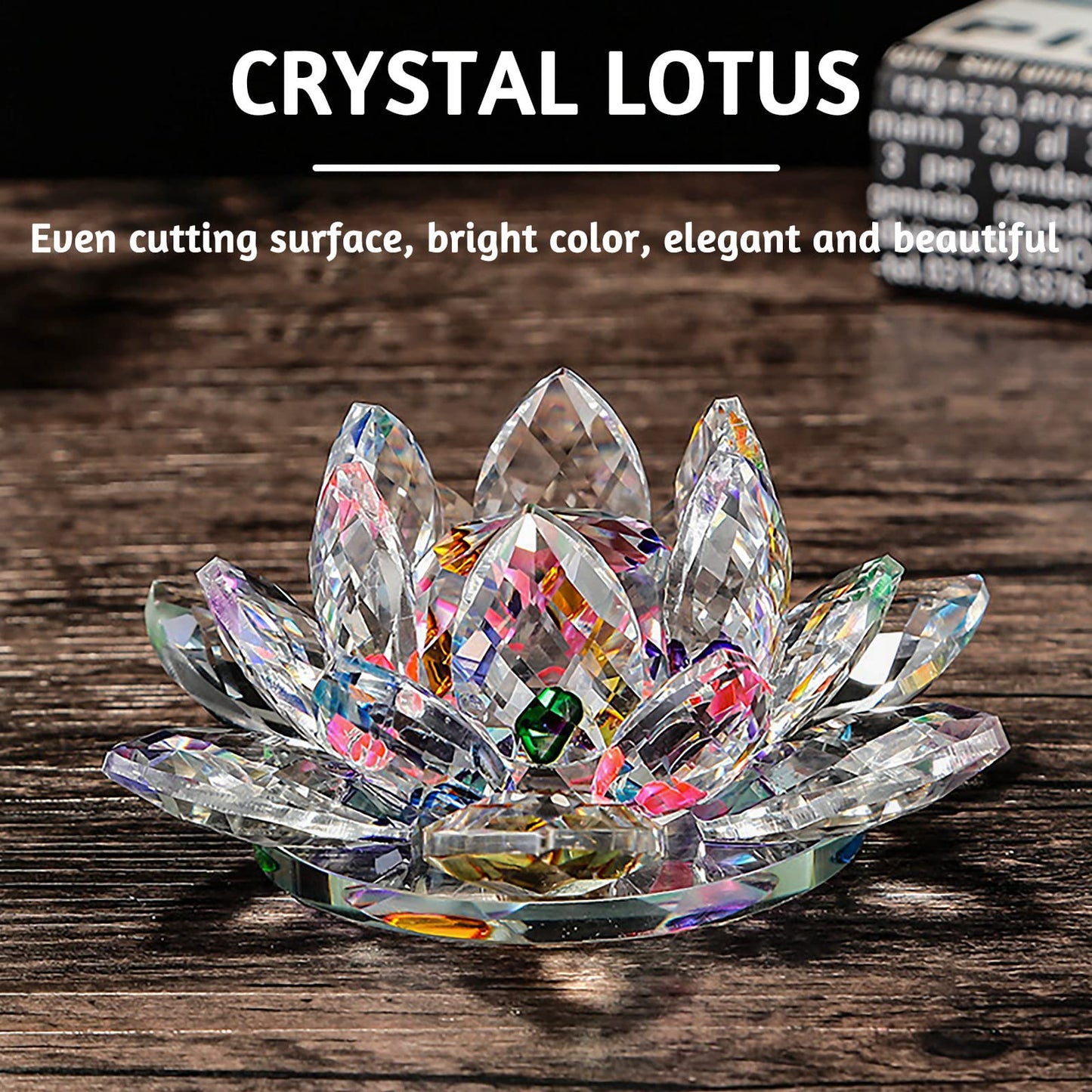 Lotus Crystal Glass Lotus Flower Crystal Glass Lotus Flower